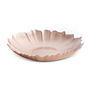Větší miska Avignon, Terra Colection Art Glass,  silnostěnné sklo,  průměr 30cm