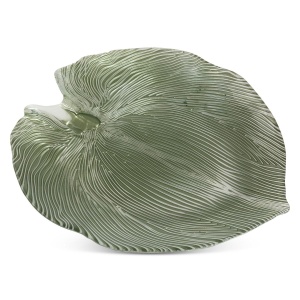 Velká patera Montenegro, Terra Colection Art Glass,  silnostěnné sklo,  velikost 38x34cm