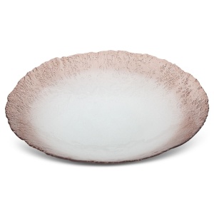 Velká mísa Sevilla, Terra Colection Art Glass,  silnostěnné sklo,  velikost průměr 40cm
