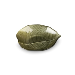 Patera Erika - kolekce Art Glass,  patera ze silnostěnného skla,  velikost 15x13cm
