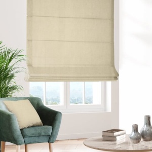 Římská roleta na míru,  látka GARD 670, elegantní zlato-béžová melanž