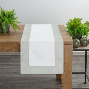 Stolní běhoun Sandi, široký lem, ozdobná paspulka,  více velikostí