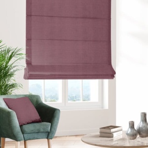 Římská roleta na míru,  látka Adore, světle fialová barva