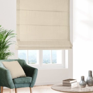 Římská roleta na míru,  látka Adore, barva krémová