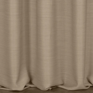 Závěs Cairo TOP Eco,  barva kaková melanž, hladká látka s drobným viditelným splotem , šití na míru