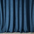 418657 závěs Melanie velvet tmavě modrý na kroužcích.webp