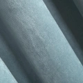 410691 závěs Melanie velvet mořská šedomodrá na kroužcích detail2.webp