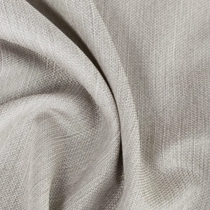 Závěs STYLE ECO,  přírodní vzhled, barva šedo-béžová melanž, šití na míru, s řasící páskou