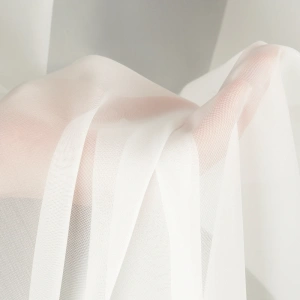 Záclona FT1002K natural, kvalitní matný voál, šití na míru