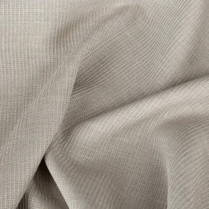 Závěs Aparte,  světle béžový - cappuccino, jemná melanž s ozdobným proužkovým splotem, šití na míru