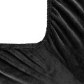 459639 plyšové prostěradlo Flano černé detail2.webp