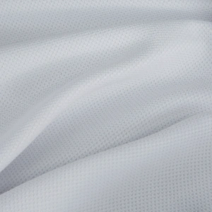 Závěs EDA Refined,  barva bílá, výrazná struktura s velurovým vlasem, šití na míru