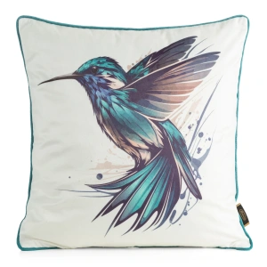 Povlak  na polštář Velvet140, látka velvet-samet s potiskem, velikost 45x45cm