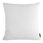 TOP potah na polštář Sofia Smooth, hebký velvet s prošitím, velikost 45x45cm, bílý