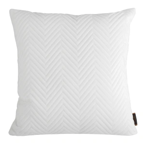 TOP potah na polštář Sofia Smooth, hebký velvet s prošitím, velikost 45x45cm, bílý