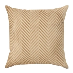 TOP potah na polštář Sofia Smooth, hebký velvet s prošitím, velikost 45x45cm, barva medová