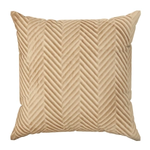 TOP potah na polštář Sofia Smooth, hebký velvet s prošitím, velikost 45x45cm, barva medová