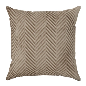 TOP potah na polštář Sofia Smooth, hebký velvet s prošitím, velikost 45x45cm, barva hnědá
