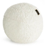 HIT - kulový polštář komplet s výplní Bukla 09A, hebký beránek, barva krémová, velikost průměr 24cm