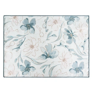 Sada 4ks větších prostírání INES10, přírodní vzhled, béžově-světle modrá, velikost 45x32cm