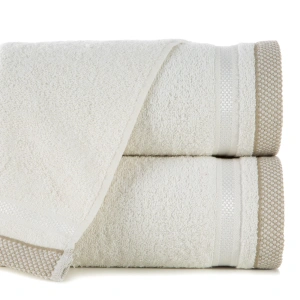 Velká osuška Abbie, barva krémová, bavlna, velikost 100x150cm