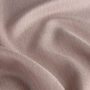 Závěs STYLE ECO,  přírodní vzhled, barva pudrová růžová melanž, šití na míru, s řasící páskou