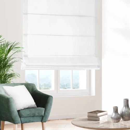 366155R římská roleta STYLE ECO stříbrná světlá náhled.webp