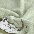 472512 dětská usuška s kapucí Baby74 mátová detail3.webp
