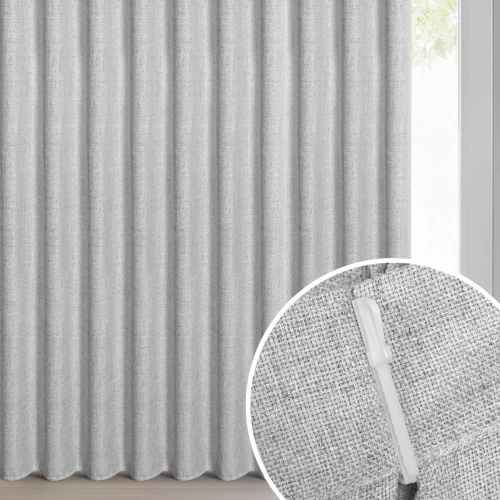 478584 závěs Jula pro stropní kolejnice šedá melanž.webp