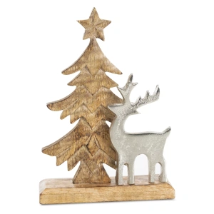 Dekorační figurka Christmas D149, sada 2 ks, výška 22cm