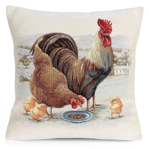 Gobelínový povlak na polštář GOB 1287NA3,  vzor je tkaný, žakárová látka, velikost 45x45cm