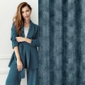 453378 závěs Aleta šenil tmavě modrá jeans melanž péohled2.webp