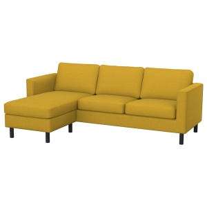 Parup - potah na pohovku Ikea, 3-místná s lenoškou, různé látky a barvy