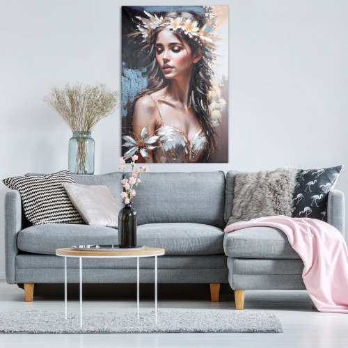 Velký dekorační obraz ruční malba Woman 660B.jpg
