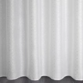 389805 záclona Sibel 400x250 bílá stříbrné čtverečky.webp