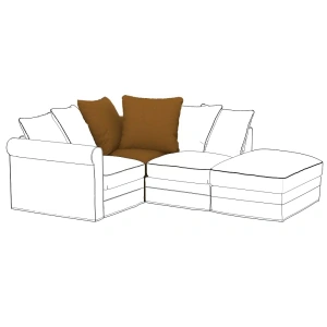 Gronlid - potah na rohový modul Ikea, různé látky a barvy