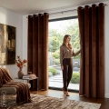 495376 závěs Melanie na kroužcích hnědý aranžmá.webp