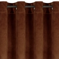 495376 závěs Melanie na kroužcích hnědý detail2.webp