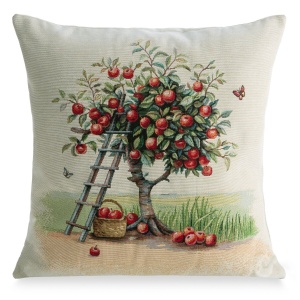 Gobelínový povlak na polštář GOB 6380NA1 Garden,  vzor je tkaný, není to potisk, velikost 45x45cm