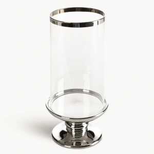 Větší svícen Ben03, kolekce Classic Design, keramika - sklo, průměr 13cm, výška 28cm