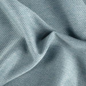 Závěs Amaro blankytný, typ dimout, šití na míru, řasící páska,  extra vysoká gramáž