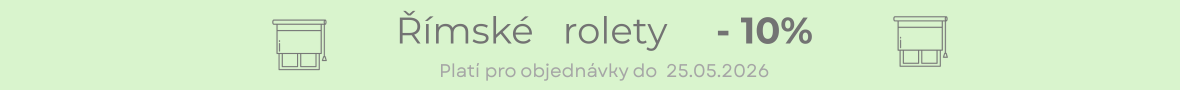 Římské rolety sleva 10%